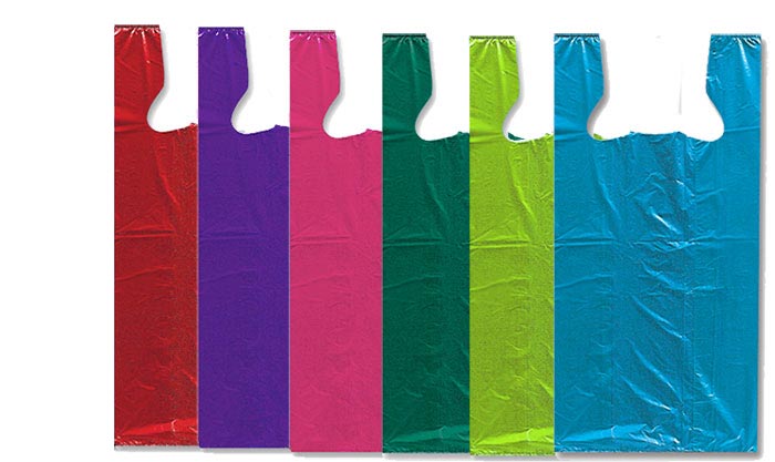 High Density Colored T-Style Bags