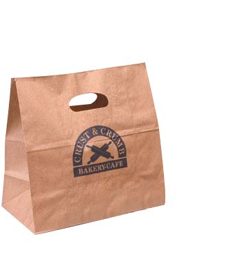 Kwik-Print Die-cut Take Out Bag