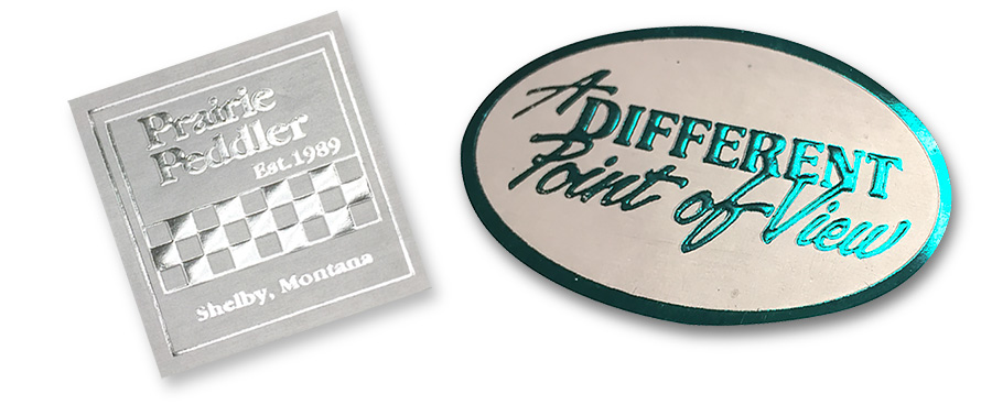 Embossed & Foil Hot Stamped Labels