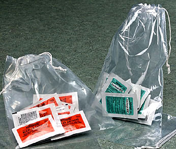 2 mil Polyethylene Double Drawstring Bags-Item