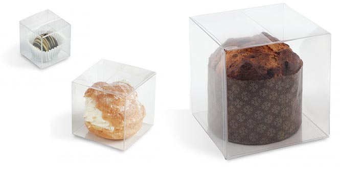 Cube Plastic Candy Boxes