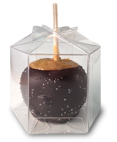 Plastic Hex Twist Top Apple Box-Item