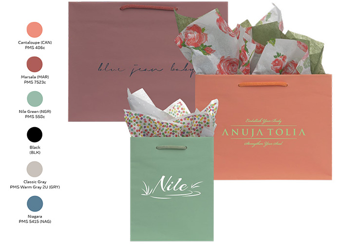 Gaia Earth Tone Colored Matte Kraft Euro-Tote