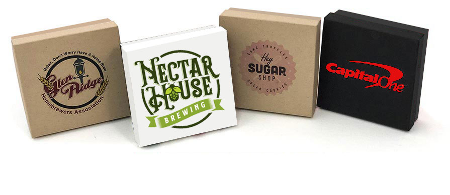 Digital Full Color Imprint Jewelry Box w/Fiber Fill