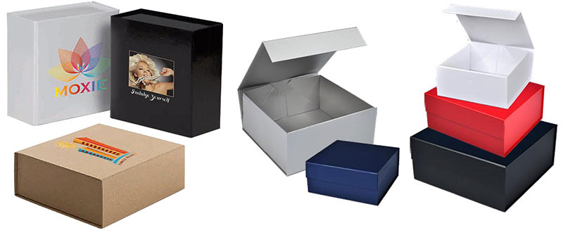 Scratch Resistant Matte Finish Magnetic Gift Boxes with STUNNING Full Color Imprint