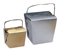 Glossy Colored Paper Take Out Boxes