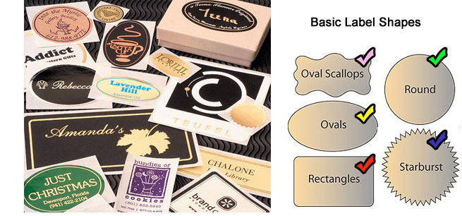 Foil Hot Stamped Labels