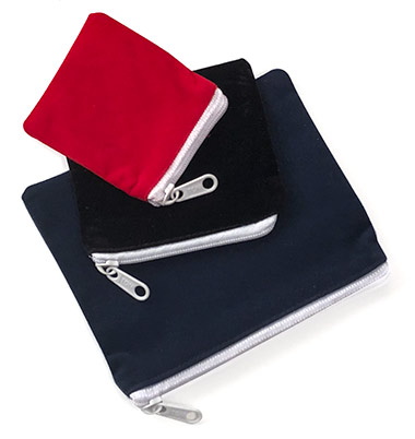 Velvet Zipper Pouches