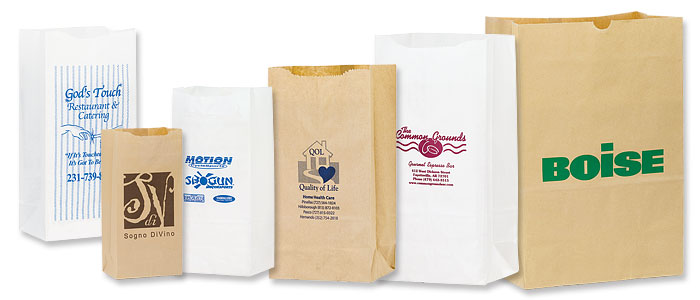 Short Run Natural Grocery Bags