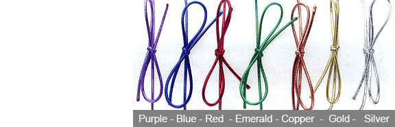 Metallic Pre-Tied Premium  Elastic Loops w/Bows