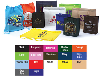 Custom Printed NonWoven Rope Handle Shopping Bags