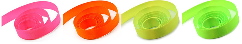 Double Face Neon Satin Ribbon