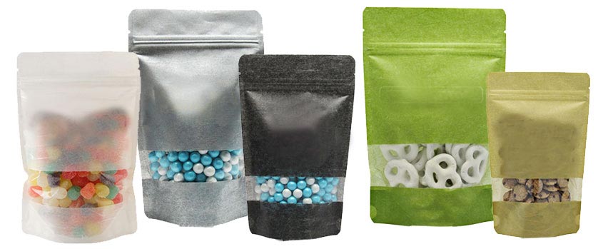 5mil Rice Paper Laminate Window Bags