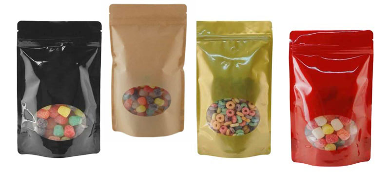 4.8mil Oval Window Foil Bags