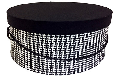 Houndstoth Hat Boxes-Item
