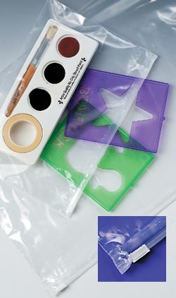 Clear 3mil Polyethylene Slide Seal Plastic Bags-Item