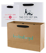 Matte Kraft Imprinted Twill Handle EuroTote