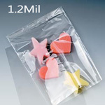 1.25 mil. Layflat Polyethylene Bags