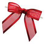 Pretied Ballet Bows With Wire Twist