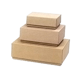 Plain Kraft Rigid Gift Boxes