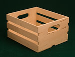 Peck Crate with Hand Holds