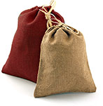 Large Natural Jute Gift Pouches