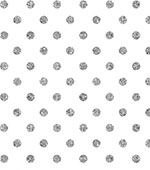 Silver Dots On White