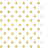 Gold Dots On White