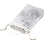 Natural Sheer Muslin Pull Drawstring Pouches
