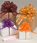 Sheer/Satin Edged Pull Bow