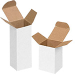 Reverse Tuck White 1 Piece Gift Boxes