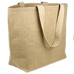 Jute Beach Bag With Cotton Lining