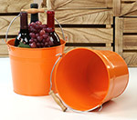 8 1/2in. Orange Pail Wooden Handle