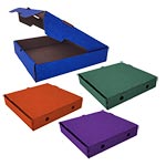Plain Corrugated Colored Pizza Boxes