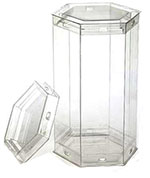 FDA Approved Clear Hexagon Tube