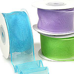 Sheer Wire Edge Eco Ribbon