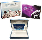 Custom Digital Full Color Flip Gift Card Boxes