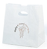 Die-cut Frosted Take Out Bag