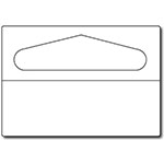 Clear PVC Adhesive Hang Tabs