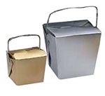 Glossy Colored Paper Take Out Boxes