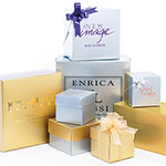 Luster Metallic 2 Piece Box w/gloss coating and Folding Setup Lids