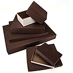 General Purpose Rigid 2 Piece Chocolate Brown Boxes
