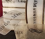 Sheer Organza Custom Printed Satin Ribbon