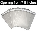 1.6mil Lip-N-Tape Bags with 7-9 inch opening