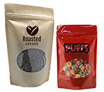 Custom Printed 4.8mil Oval Bottom Window Foil Bags