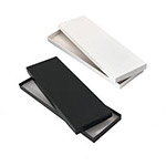 Black Embossed Set Up Tie Boxes