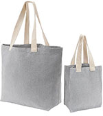 Grey Canvas Handle Totes