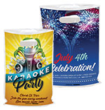 Quick Print 100+ Full Color Die Cut White Bags