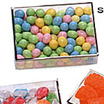 Metallic Trimmed Acetate Candy Box