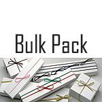 Metallic Pre-Tied Elastic Loops w/Bows